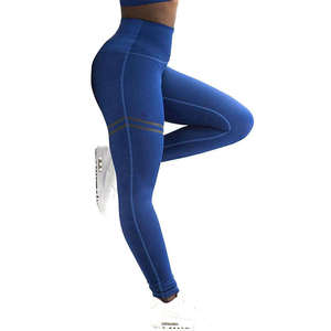 Leggings de sport pour femmes à séchage rapide, taille haute, respirants, extensibles, légers, pour la course, l'entraînement et le fitness - Product Image 2