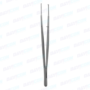 Pinzas delicadas de tela torcida dentada, tejido quirúrgico y pinzas para secar, 1x2 dientes, 7 pulgadas - Product Image 4
