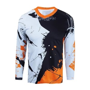 Maillot de cyclisme à manches longues personnalisé par sublimation, séchage rapide, extensible, fournisseur de vêtements de cyclisme VTT et route en provenance du Pakistan - Product Image 3