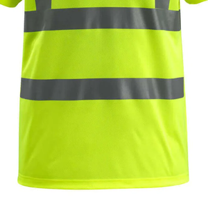 Chemises pour hommes 100 % coton, tricotées unies, imprimées par sublimation intégrale, haute visibilité, respirantes, pour vêtements de travail personnalisés - Product Image 5