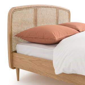 Queen Size Wooden Bed with Elegant Headboard and Teak Wooden <b>Frame</b> Material for Home Furniture - Product Image 5