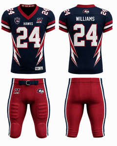 Uniforme de Fútbol Americano Personalizado al por Mayor, Kit de Uniforme de Alta Calidad con Impresión por Transferencia de Calor, 100% Poliéster Malla, Ropa Deportiva para Equipos de Fútbol - Product Image 1