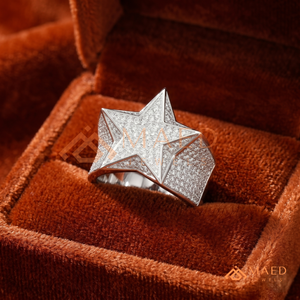 Luxurious 925 Silver Solitaire <b>Ring</b> Heart Shaped Zircon <b>Crystal</b> Anniversary Gift Sterling Silver Fine Jewellery - Product Image 5