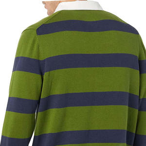 Camiseta de Rugby Personalizada con Rayas, Manga Larga, Piqué, de Alta Resistencia, para Hombre y Mujer - Product Image 6