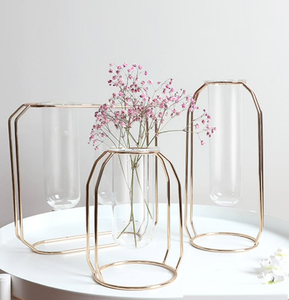 Modern Metal Vase Gold Finished Vases Study Art Decoration Ornaments Home Accessories Living Room Porch Bedroom - Product Image 4