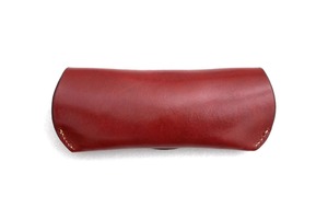 Distressed Leather <b>Sunglasses</b> <b>Case</b> Vintage Style Eyewear Protector Genuine Leather Wholesale Pouch LGC-0113 - Product Image 4