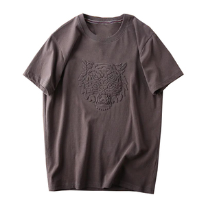 Camiseta de Hombre Oem Sostenible 100% Algodón Premium 230gsm, Corte Holgado Vintage, Estampado Personalizado en Relieve - Product Image 3