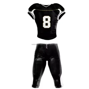 Conjunto de Uniforme de Fútbol Americano Personalizado, Corto, Transpirable, 100% Poliéster, Profesional, de la Mejor Calidad - Product Image 1