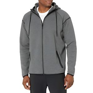 เสื้อฮู้ดดี้ผ้าฟลีซพิมพ์ลายคุณภาพสูงแบบซิปเต็มตัวสำหรับผู้ชาย ราคาประหยัด ระบายอากาศได้ดี ทรงโอเวอร์ไซส์ ผ้าฝ้าย - Product Image 1