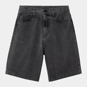 Mid Waisted Straight Casual Acid Wash Distressed Denim <b>Shorts</b> with Rhinestone <b>Tassels</b> Frayed Hem Quick Dry Feature Summer Style - Product Image 2