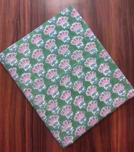 Tela de algodón indio premium con estampado a mano, tela de algodón hecha a mano, tela de algodón al por mayor, directo de fábrica. - Product Image 4