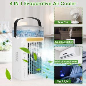 "4-in-1 <b>Portable</b> <b>AC</b> <b>Unit</b> with 3 Speeds Nightlight Evaporative Air Cooler for Home Office Camping" - Product Image 6