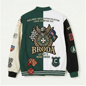 2026 OEM Custom Design Wholesale Cotton Plus Size Motor <b>Race</b> <b>Car</b> <b>Jackets</b> Custom Embroidery Patch Nascar Racing <b>Jacket</b> for Men - Product Image 2