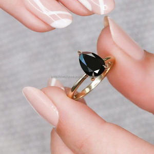 Igi แหวนแบบซ้อนได้สไตล์วินเทจสีโรสโกลด์14K สำหรับงานเลี้ยงงานแต่งงานของผู้หญิงที่ได้รับการรับรองจากเพชรธรรมชาติ - Product Image 2