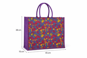 Sacs fourre-tout en jute écologiques en gros, personnalisables avec logo imprimé, réutilisables, avec fermeture éclair, pour la plage, les courses, promotionnels - Product Image 5