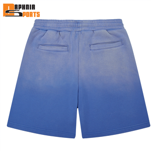 Pantalones Cortos Deportivos Azules de Alta Calidad, Cómodos, de Algodón y Felpa, con Cintura Elástica, Precio al por Mayor - Product Image 6