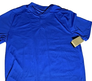 Polo de Manga Corta Azul Rey para Hombre, Tejido Transpirable, Color Sólido, Estilo Casual - Product Image 6