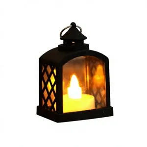 Lanterne murale en métal, porte-bougie pour la décoration de la maison, salon, chambre à coucher, cadeau de mariage, lanterne suspendue décorative - Product Image 1