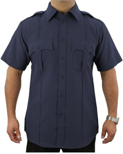 Chemise d'uniforme de sécurité unisexe en polyester/coton de haute qualité à manches courtes pour l'été – Vente en gros directe usine - Product Image 1