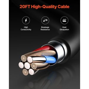 Torcia Spool Gun da 200 Ampere con Cavo da 6 Metri per Saldatrici Hobart IronMan 240, Compatibile con Torce MIG a Filo Animato/Solido da 0.030" e 0.035" - Product Image 5