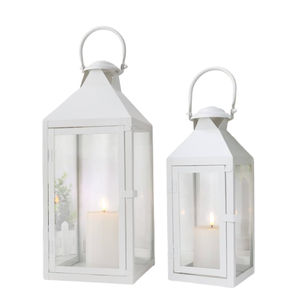 Faroles Decorativos Elegantes para Jardín, Pequeños Faroles Colgantes para Velas de Té, Portavelas Negros para Eventos en Interiores - Product Image 2