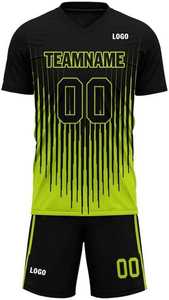 Sports Wear Soccer Jersey Kit Sublimation Uniforms For Adults 100% Polyester Made Fabric Soccer Uniform Jersey Set - Product Image 3