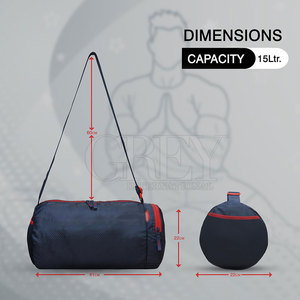 Bolsa de lona de alta calidad que ofrece gran capacidad de almacenamiento, diseño cómodo para transportar y construcción resistente para viajes, gimnasio y deportes. - Product Image 6