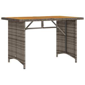 Conjunto de Comedor de Jardín de 3 Plazas en Poliratán Gris - Product Image 5