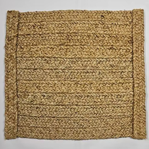 Tapis en jute fait main de haute qualité, tapis Dhurrie moderne, mélange de jute doux, antidérapant, cousu à la main, fabricant indien, prix de gros - Product Image 1
