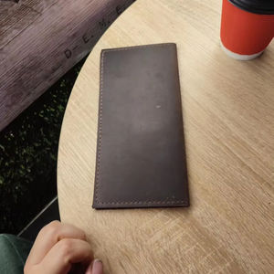 Cartera de Cuero Genuino Hecha a Mano de Lujo, Resistente al Agua, Ligera y de Gran Capacidad, Modelo LBH-0231, Venta al Por Mayor - Product Image 1