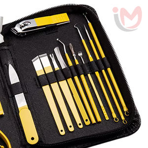 Ensemble d'outils de beauté professionnels pour pédicure et manucure, 18 en 1, luxueux, en acier inoxydable, durable et portable - Product Image 3