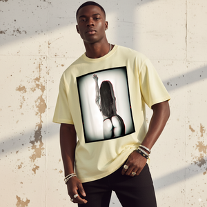 OEM 2026 Graphic Cotton Tee <b>Men's</b> 180g Printed Short Sleeve Soft Casual Tee - Product Image 2
