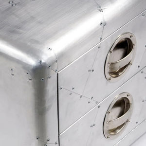 ตู้ข้างเตียงอะลูมิเนียมสไตล์อินเดียสมัยใหม่ ทนทาน เหมาะสำหรับห้องนอน โรงแรม ผลิตโดย MARWAR EXPORTS - Product Image 3