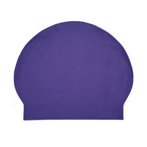 Gorro de Natación de Silicona Morado Premium – Diseño Ligero y Resistente al Cloro - Product Image 1