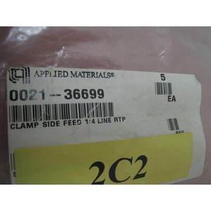 7 NEW AMAT 0021-36699 CLAMP SIDE FEED 1/4 LINE RTP - อุปกรณ์และอะไหล่เซมิคอนดักเตอร์ระดับโลกที่เชื่อถือได้ - Product Image 5