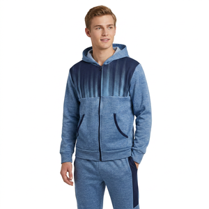 Conjunto Deportivo Vintage para Adultos, Sudadera con Capucha y Cierre Completo, con Bolsillos Laterales y Pantalones a Juego, Ropa Casual de Otoño - Product Image 3