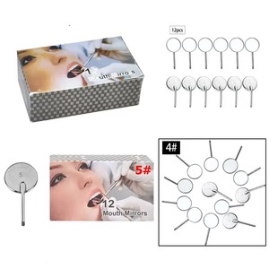 BAFA SURGICAL INSTRUMENTS Espejo Bucal Dental 5 #   Espejo dental antivaho de superficie frontal, 2,2 cm de diámetro, agarre ergonómico negro - Product Image 5