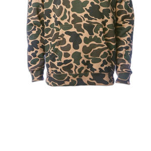 Sweat à capuche camouflage coupe-vent en molleton 100 % coton épais de haute qualité, personnalisable avec logo et étiquettes, unisexe, pour la saison hivernale - Product Image 4