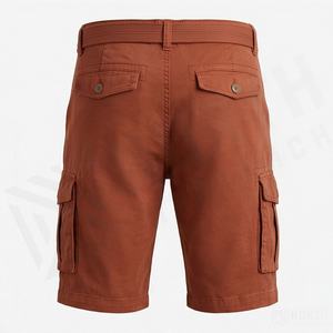 กางเกงขาสั้นคาร์โก้ผู้ชาย ผ้าฝ้าย ยืดหยุ่น ใส่สบาย หลายกระเป๋า เหมาะสำหรับฤดูร้อน กางเกงคาปรี กางเกงแทคติคอล คุณภาพพรีเมียม สำหรับกิจกรรมกลางแจ้ง - Product Image 5