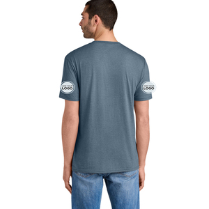 T-shirts de fitness respirants pour hommes en coton 100% de haute qualité, personnalisables avec votre propre design, impression sérigraphique, manches courtes, séchage rapide - Product Image 5