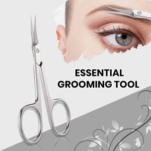 Ciseaux à cuticules en acier inoxydable, lame courbée, pour manucure, pédicure, coupe des sourcils, ciseaux de beauté - Product Image 5