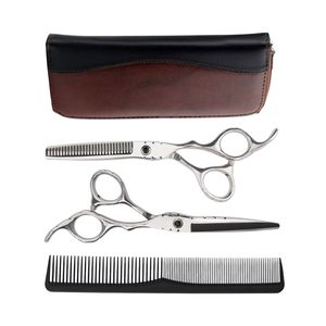 กรรไกรตัดผมสแตนเลสคมกริบพิเศษ เทคนิคการตัดแบบสไลด์ ชุดอุปกรณ์กรูมมิ่งมืออาชีพสำหรับผู้ชาย ขนาด 6.5 นิ้ว สำหรับร้านทำผม - Product Image 2