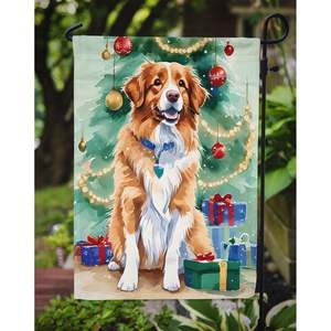 Bandera de jardín de Navidad de Toller de pato de Nueva Escocia, buzón decorativo Multicolor Y CARTEL DE Patio para ilustraciones de césped de patio para camas de flores - Product Image 3