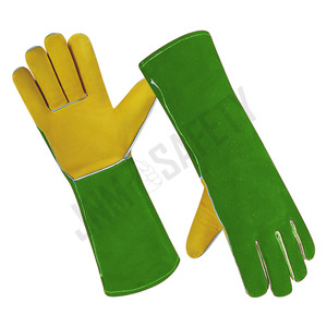 Gants de sécurité industriels en cuir de vachette grainé de qualité supérieure avec doublure en tissu aramide pour la lutte contre les incendies et les soudeurs TIG - Product Image 4