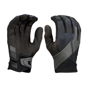 Gants de cyclisme noirs en polyester pour hommes, à doigts complets, respirants, avec fermeture auto-agrippante, pour l'été - Product Image 5
