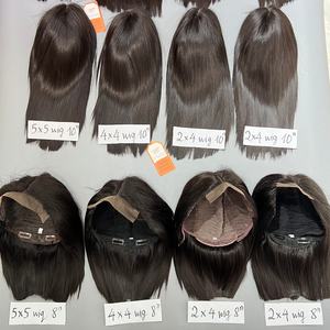 Perruque vietnamienne en cheveux humains, extensions de cheveux Remy vierges russes authentiques, perruques de cheveux bruts pour femmes noires, vente en gros - Product Image 5