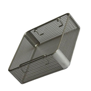 Cestas de Esterilización de Malla Metálica Manual de Acero Inoxidable de Alta Calidad para Autoclave Médico, para Uso Hospitalario, Juego de Instrumentos con Certificación CE - Product Image 2