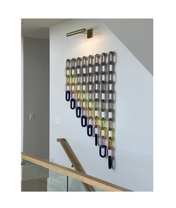 Resin Link <b>Decor</b> Large And Small Size Available Rustic Epoxy Resin <b>Wall</b> Hanging Chain Home <b>Wall</b> <b>Decor</b> Customized Color - Product Image 4
