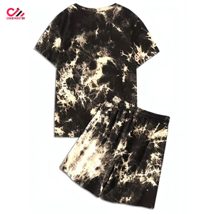 Premium Quality Unique <b>Design</b> Men T Shirt And Shorts Set Two-Piece Summer O-Neck Cotton Custom Twin Set for Men - Product Image 2