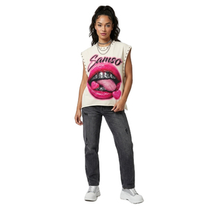 Custom Women's Eco-Friendly Bamboo Fiber Tank Top Sublimation Quick Dry Breathable Sleeveless Gym Workout Fitness Anti-Pilling - Product Image 2